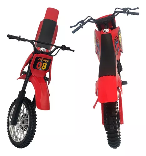 Brinquedo Moto Motocross Infantil Com Amortecedor 20Cm Rodzand