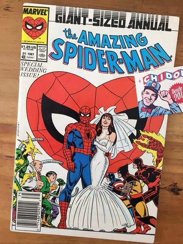 Comic - Amazing Spider-man Annual #21 Boda Mj Peter Parker