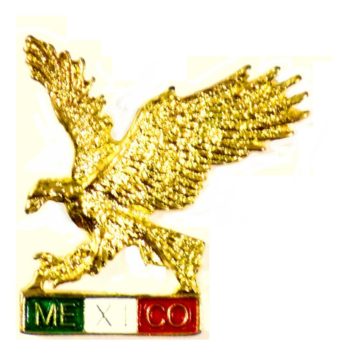 Pin Aguila México 3.2cm Escudo Nacional Gobierno Seguridad 