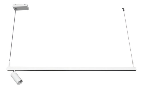 Pendente Led Linear 22w Spot Ajustável Alumínio 3000k Misto Cor Branco 110