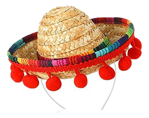 Hair Hoops Mexican Hat Sombrero Festival De Diademas