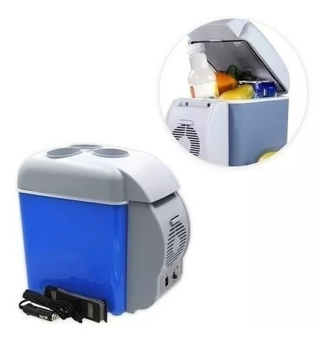 Cooler Conservador De Alimentos Portatil 12v Autos 7.5 Litro