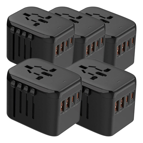Adaptador De Corriente, Mxpwj-005, 5pzas, 100-250v, 50-60hz