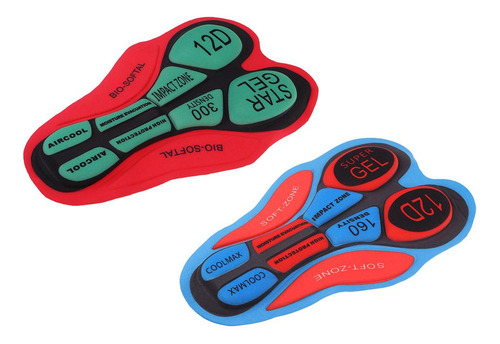 Almofada 3d De 2 Partes E Espuma Para Shorts De , Bicicletas