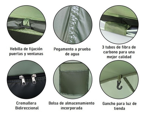 Imagen 7 de 8 de Carpa Auto-armable Pop Up 3 Personas