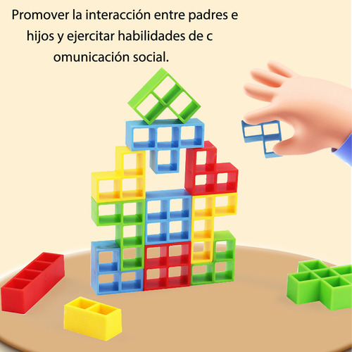Tetris Tower Juego De Mesa 64pc - Genérica - Inglés
