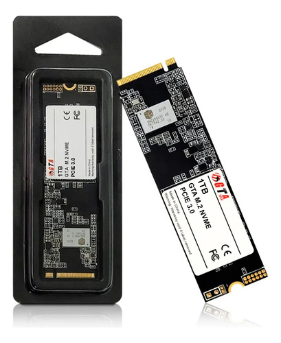 Ssd 1tb M.2 Nvme Pcie 3.0 2000mb/s Leit - 1600mb/s Grav 2280