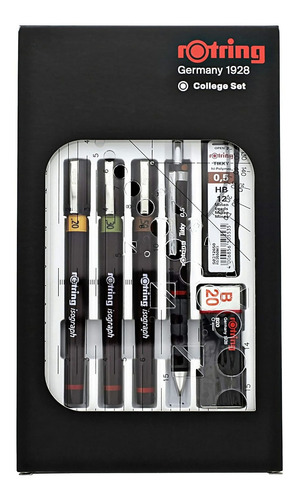 Rotring Isograph Plumas Para Dibujo Técnico. Juego De 3 Un.