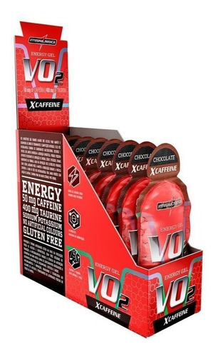 Suplemento en gel Integralmédica VO2 Carboidratos/Proteínas sabor chocolate (x cafeina) x 30g