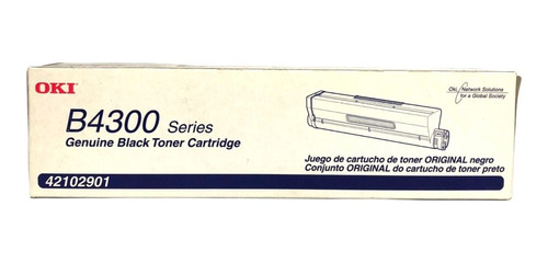 Toner Original Oki B4300 Negro 42102901 Nuevo Facturado