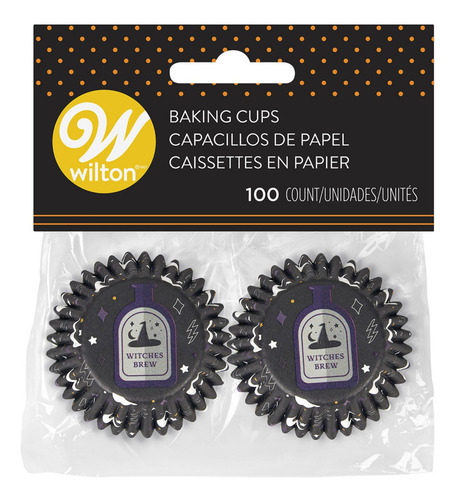 Capacillo Mini Diseño Pócima Halloween 100 Piezas Wilton