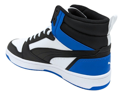 Tenis Puma Rebound V6 Hombre Azul Negro Original 39232610