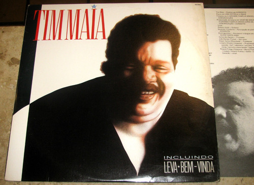 Lp Tim Maia - Leva Bem Vinda (1985) C/ Dominguinhos +encarte