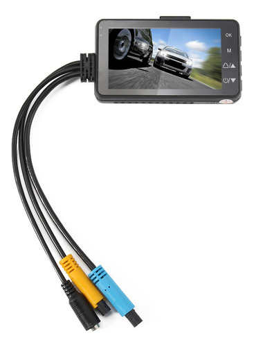 Grabador De Cámara De Moto Dvr Lente Impermeable Dash Cam 3