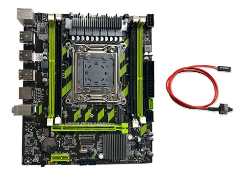 Placa Base Para Juegos De Pc X79g+cable De Conmutación Lga20