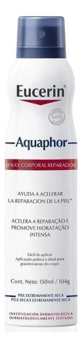  Ungüento hidratante para pernas Eucerin Aquaphor Spray Reparador en spray de 150mL/104g