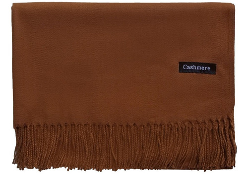 Cashmere Moda,pañuelo Bufanda Invierno A Cuadros Pañuelos Color Marrón
