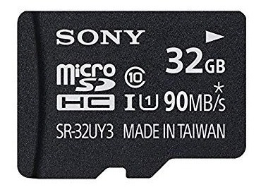 Tarjeta De Memoria Micro Sd 32gb Sony 4k Clase 10 De 90mb/s