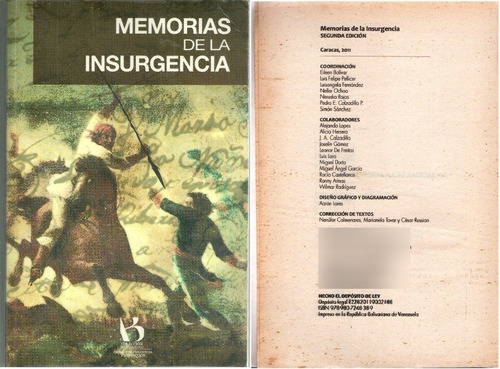 Memorias De La Insurgencia 2a Edi Cnh Caracas 2011