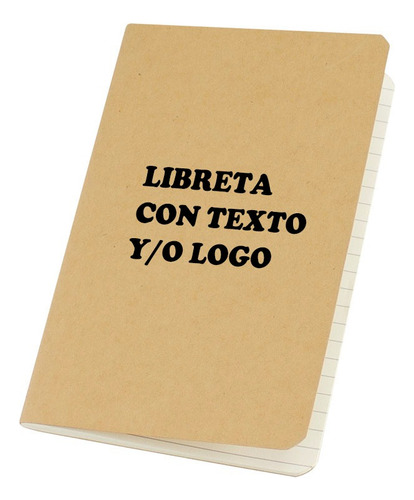 70 Libretas Cambridge Con Logo Texto