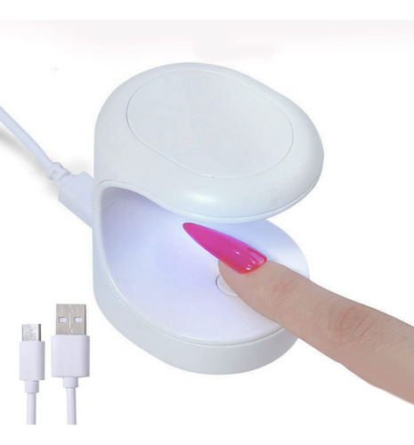 Mini Lámpara De Uñas Led Uv 16w Secador Esmalte Usb