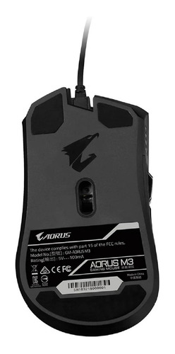Imagen 4 de 7 de Mouse Gamer Gigabyte Aorus M3 Rgb Negro 6400dpi Cuo