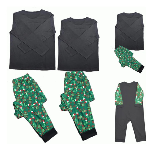 Conjunto De Pijamas A Juego Para Madre, Hija,padre E Hijo