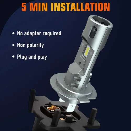 Kits De Faros 6000k Led De Luz Alta Y Baja Para Motocicleta