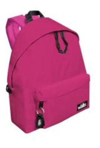 Imagen 2 de 2 de Mochila Wallis Escolar Hobby Fucsia + Envio Gratis