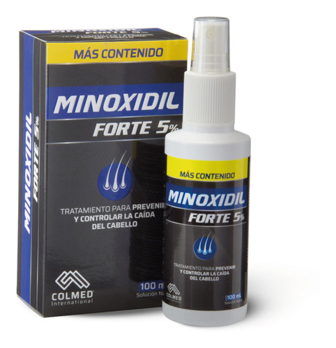Minoxidil Forte 5% Caída Del Cabello 100ml Spray 