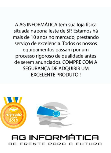 Imagem 10 de 10 de Desktop Completo Atx I3 4gb Ssd 240gb Monitor 20 Led