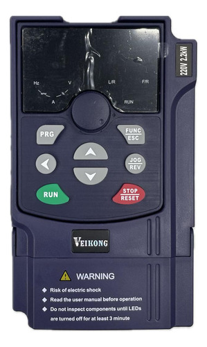 Inversor De Frequência Monofásico 3cv 9,6a 220v Vfd200