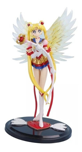 Figura Sailor Moon Serena Cetro Espiral De Corazón 16cm