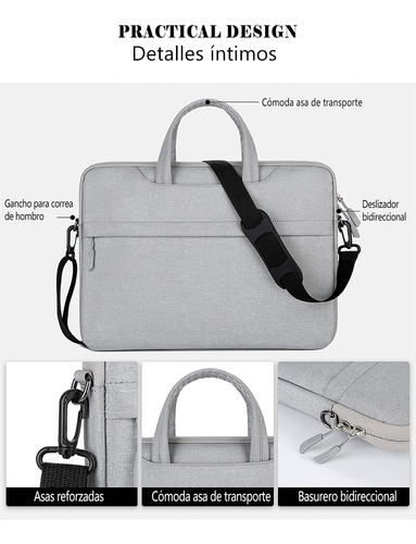Funda Protectora Para Portátil Bolsa Prueba Golpe 15.6 In