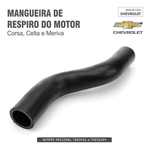 Mangueira Do Respiro Para Corsa Celta Meriva Prisma 93231224