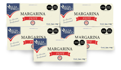 Margarina Feite Para Hojaldre Ilsa Frigo 5 Kg 