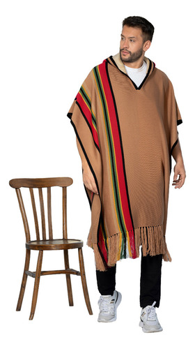 Ruana Poncho Casual Y Estilo Para Hombre 4996hhr