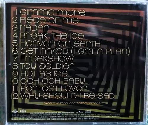 Britney Spears Blackout Cd Nuevo Arg Musicovinyl | Cuotas sin interés