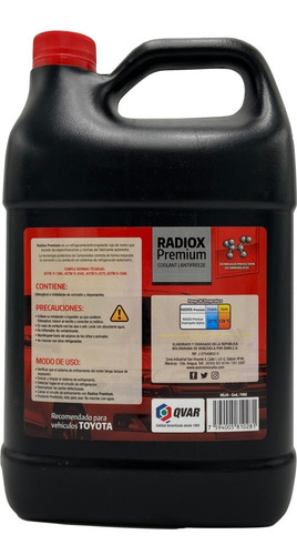 Refrigerante Para Toyota Rojo Q-var Somos Tienda Física