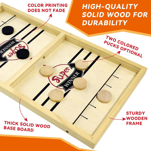 Juego Bakam Super Fast Sling Puck, Portatil De Hockey De ...