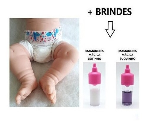 Imagem 5 de 6 de Kit C/ 50 Fralda Boneca My Little Baby Alive E Outras + Brin