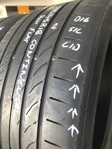 Kit 02 Pneus 255/45r18 Continental C.sport5 99w Runflat (Usado)