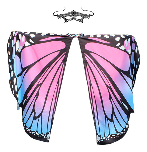 Mantón De Alas De Mariposa Chal Niños Elegantes Para