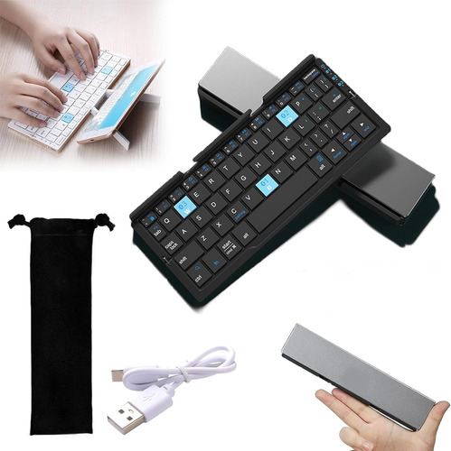 Mini Teclado Plegable Inalámbrico,teclado Bluetooth