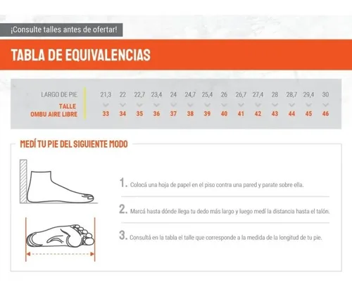 Zapatilla ombu online aire libre trekking