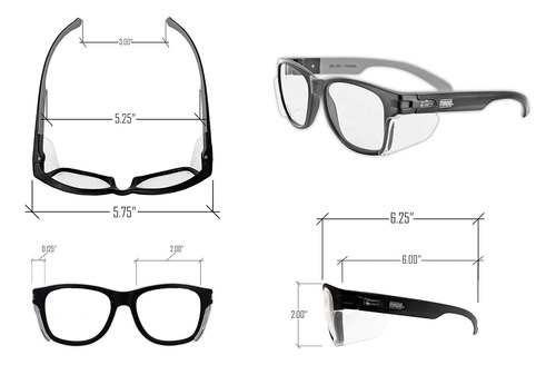 Gafas De Seguridad Antivaho Magid Gemstone Y50 Performance C