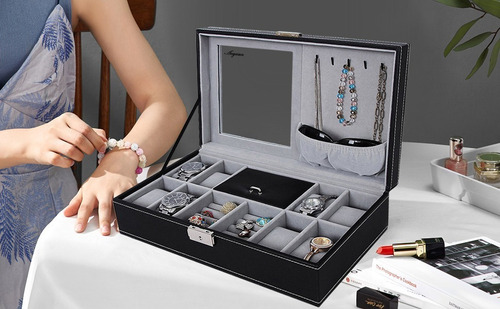 Imagen 6 de 7 de Porta Reloj De 8 Joyero Relojero Collar Pulsera