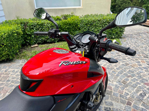 Imagen 10 de 18 de Bajaj Rouser Ns 200 Roja Y Negra 2016 Rodada En 2020, 5.000k