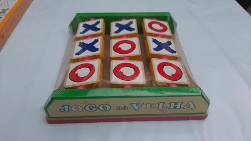 Jogo Da Velha Brinquedo Madeira