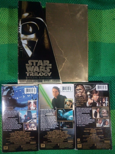 Trilogía Star Wars Original Vhs Edición Especial 1995